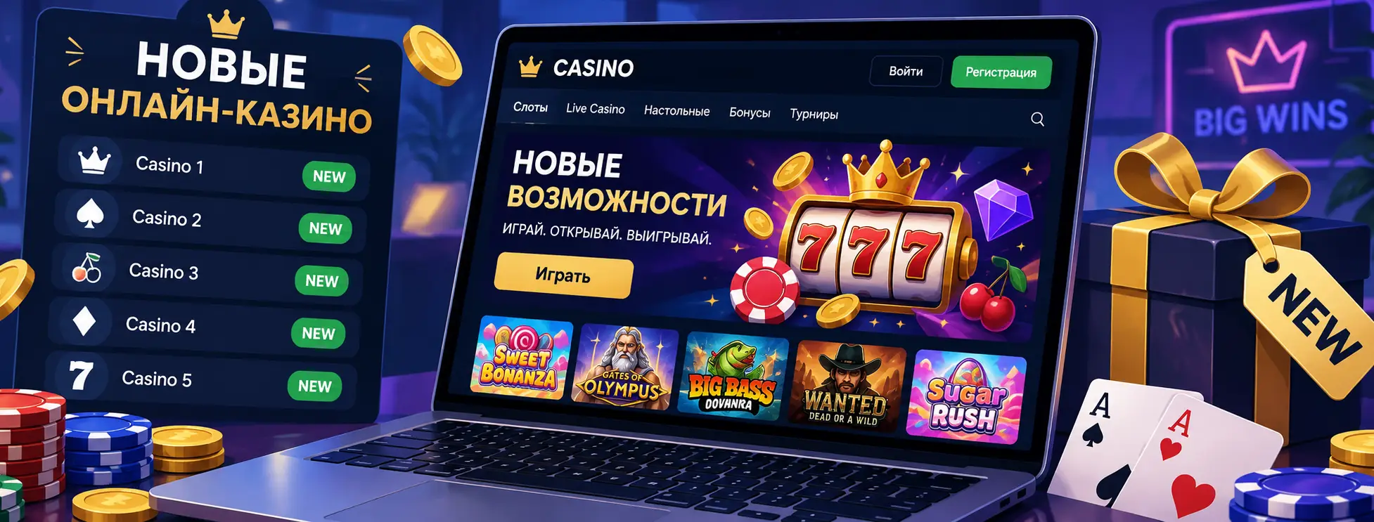 Новые онлайн-казино